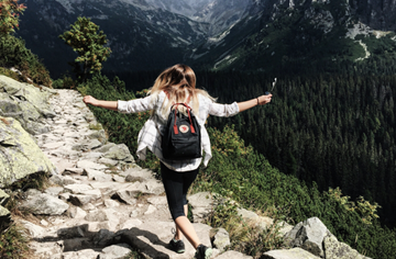 Image of a girl in Serbia